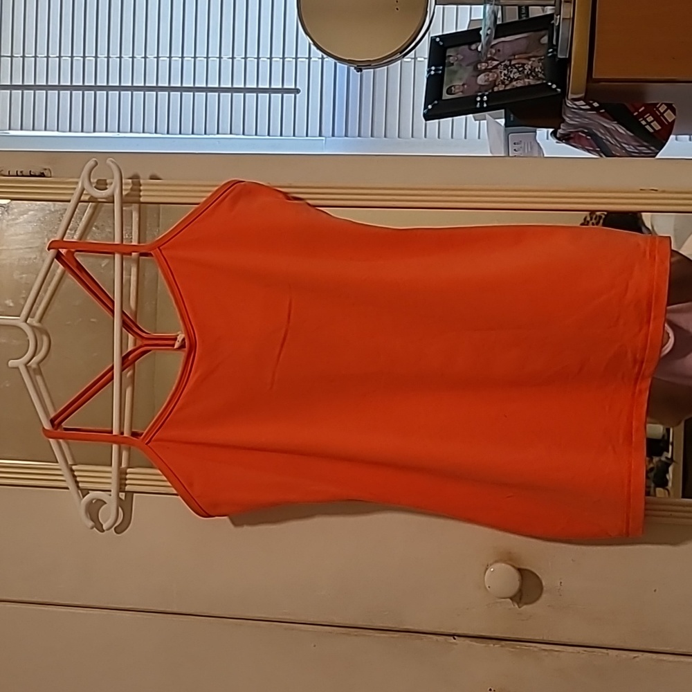 Lululemon Atletic Active Sleeveless Top, Size 8, Orange Color